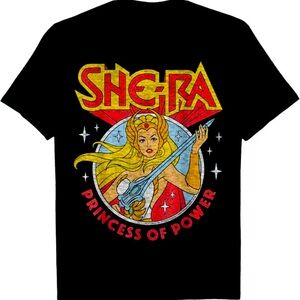 She-Ra Princess of Power Black T-Shirt